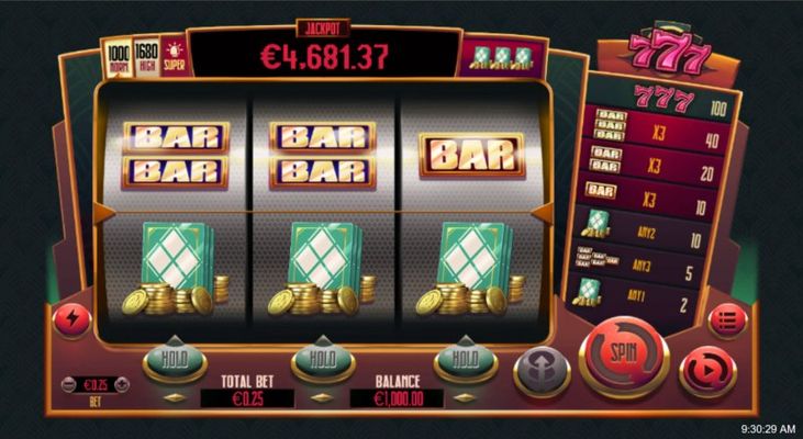 Play slots at Red Cherry: Red Cherry featuring the Video Slots 777 with a maximum payout of Jackpot
