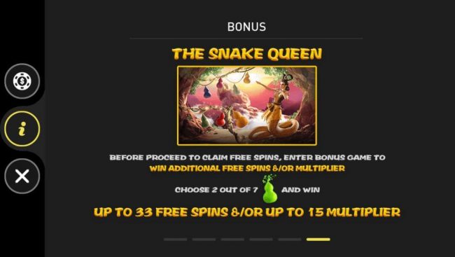 The Snake Queen Bonus Rules