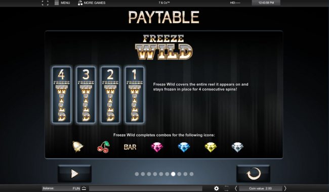 Freeze Wild Symbol Rules