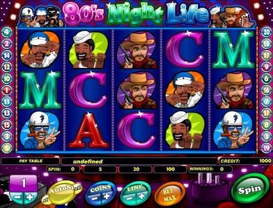 classic five reel video slot game with 20 paylines