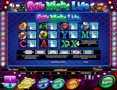 slot game symbols paytable and payline diagrams