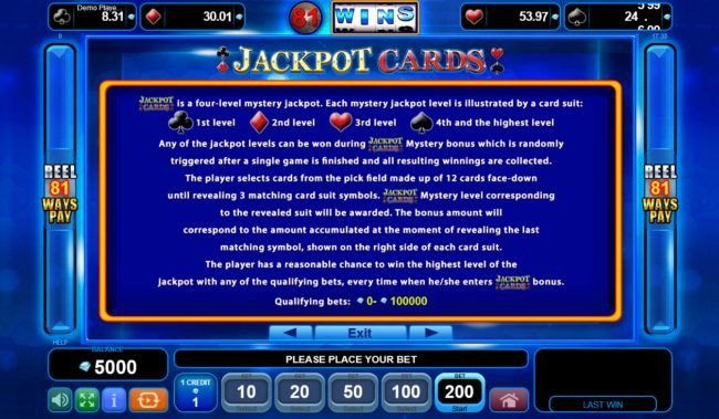 Jackpot Rules