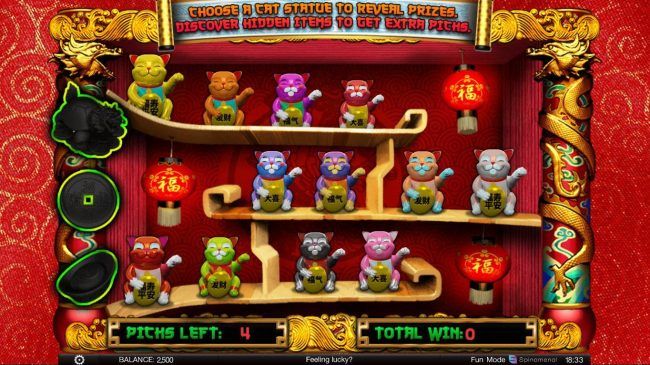 Bonus Feature Game Board