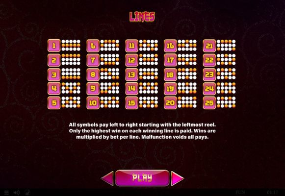 88 Lucky Fortunes :: Paylines 1-30