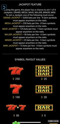 Jackpot Feature