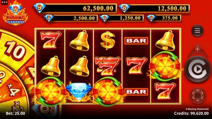 Scatter symbols triggers the free spins bonus feature