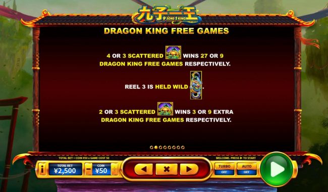Dragon King Free Games Rules