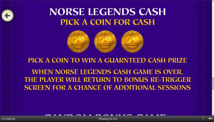 Norse Legends Cash