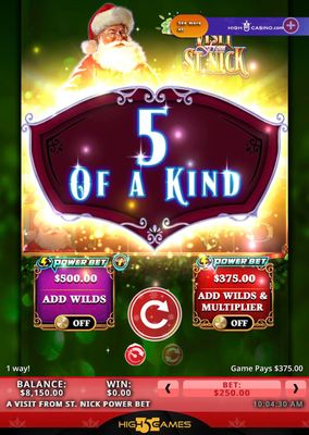 Five of a kind win