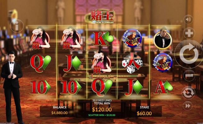 Scatter symbols triggers the free spins feature