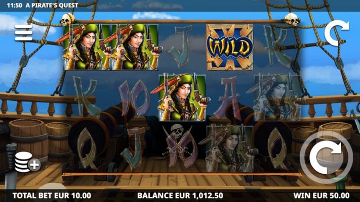 A four of a kind win