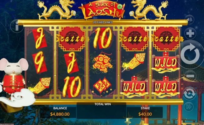 Scatter symbols triggers the free spins feature