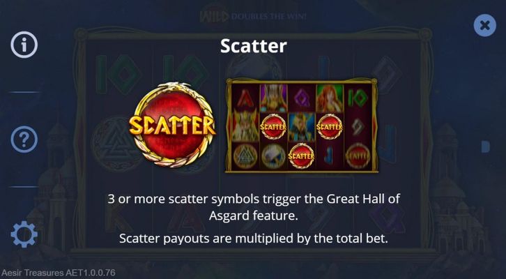 Aesir Treasures :: Scatter Symbol Rules