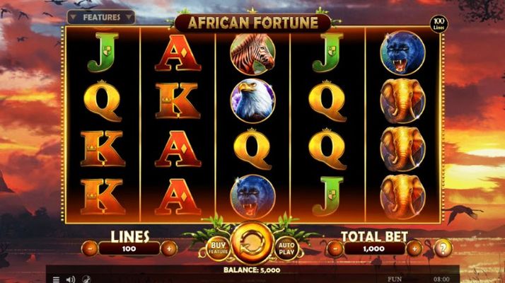 African Fortune :: Main Game Board