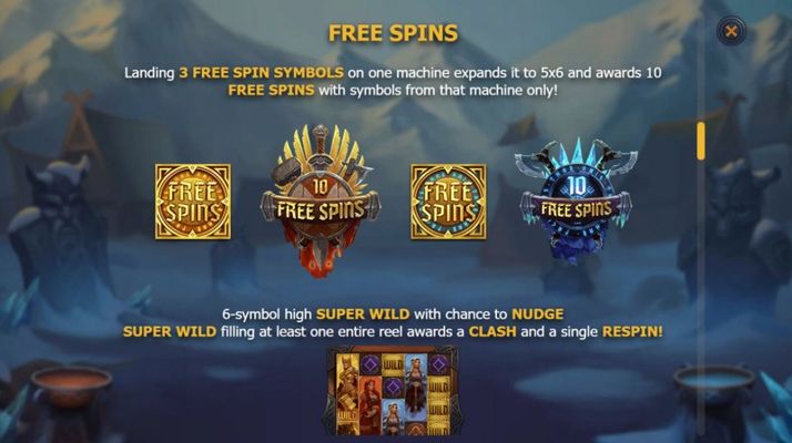 Age of Asgard :: Free Spins Rules