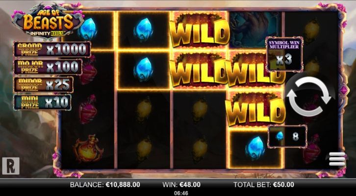 A four of a kind win