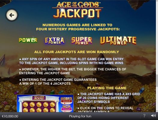 Jackpot Rules