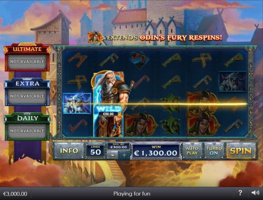 Age of the Gods Norse King of Asgard :: Multiple winning paylines