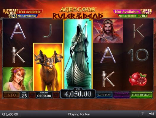 Age of the Gods Ruler of the Dead :: Multiple winning paylines