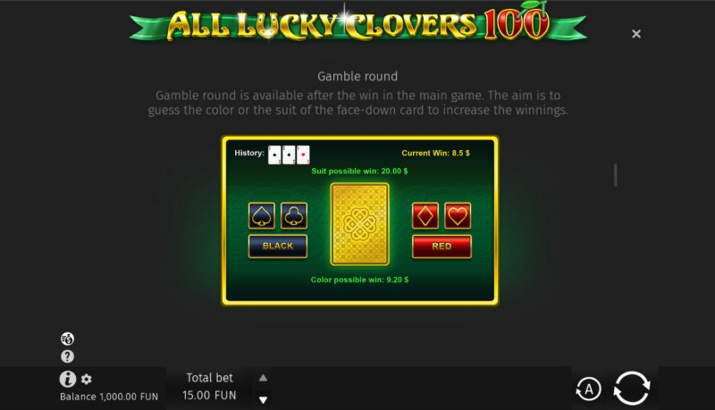 Gamble feature