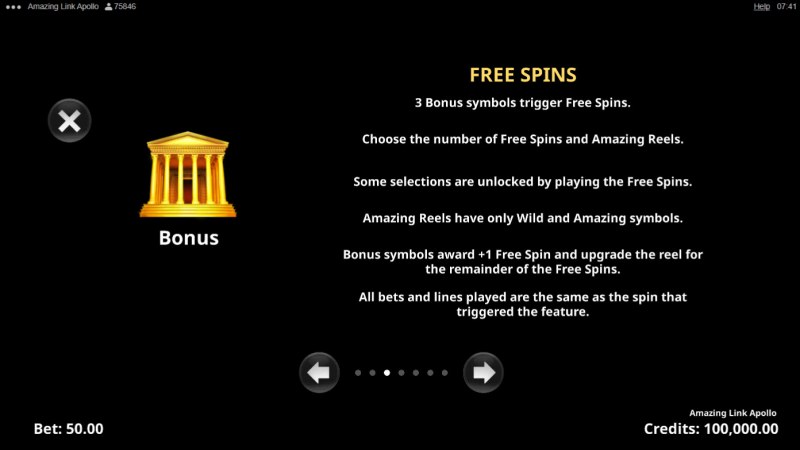 Free Spin Feature Rules