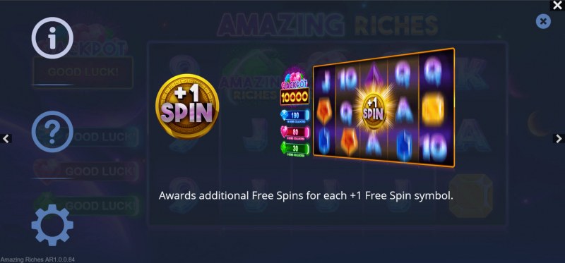Amazing Riches :: Free Spin Feature Rules