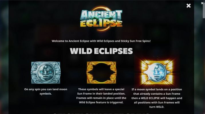 Ancient Eclipse :: Wild Symbol Rules