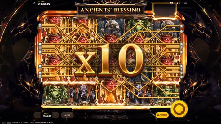 Ancients' Blessings :: X10 win multiplier
