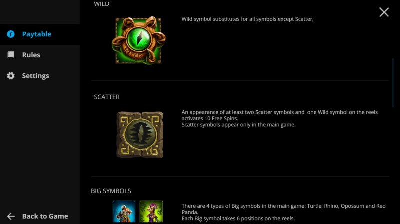 Wild and Scatter Rules