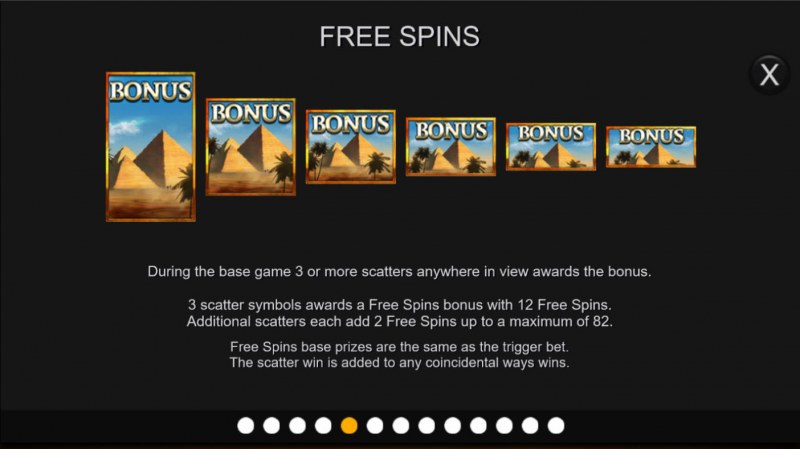 Anubis Wild Megaways :: Free Spin Feature Rules