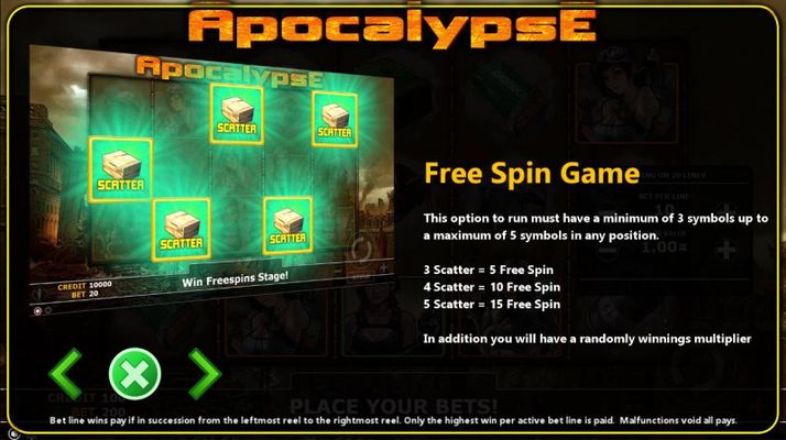 Free Spins Rules