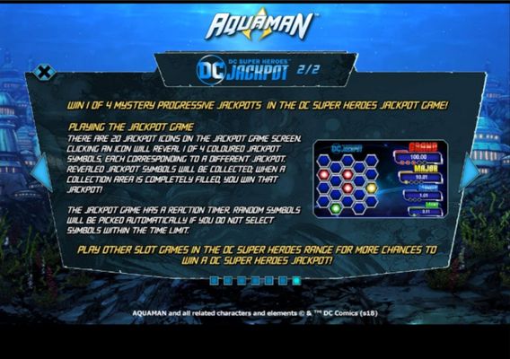Aquaman :: Jackpot Rules