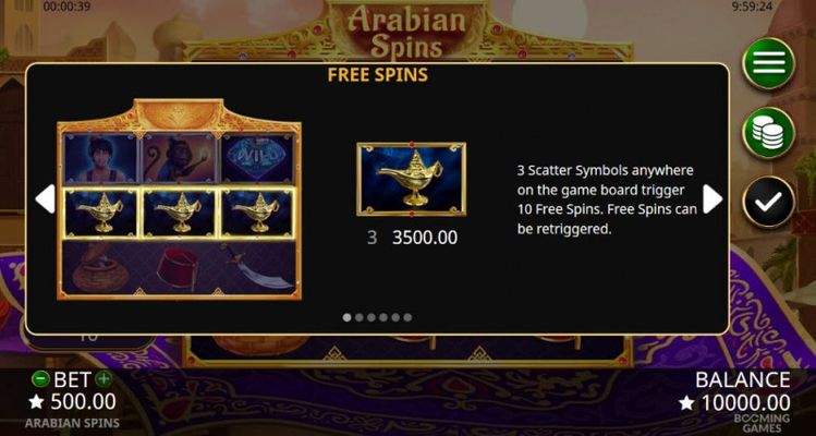 Free Spins Rules