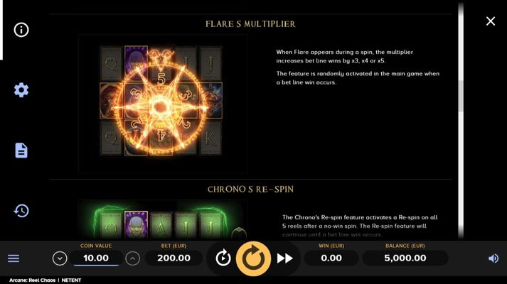 Arcane Reel Chaos :: Multiplier Feature Rules