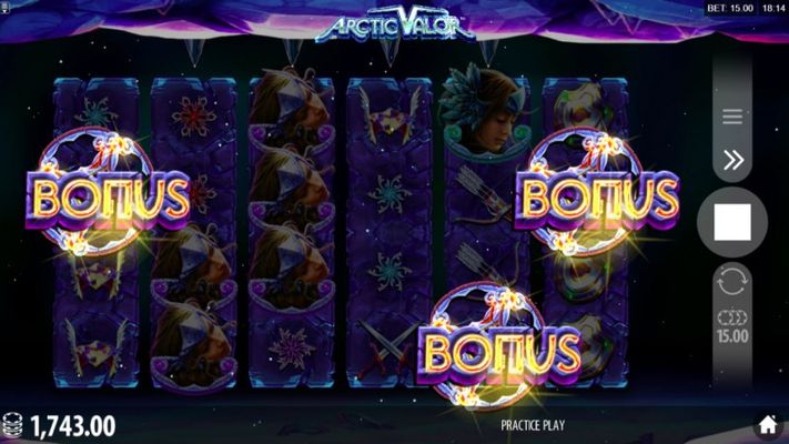 Scatter symbols triggers the free spins feature