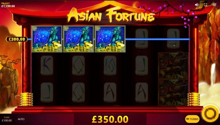 Asian Fortune :: A three of a kind win