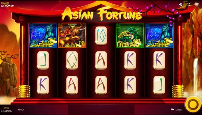 Asian Fortune :: Base Game Screen