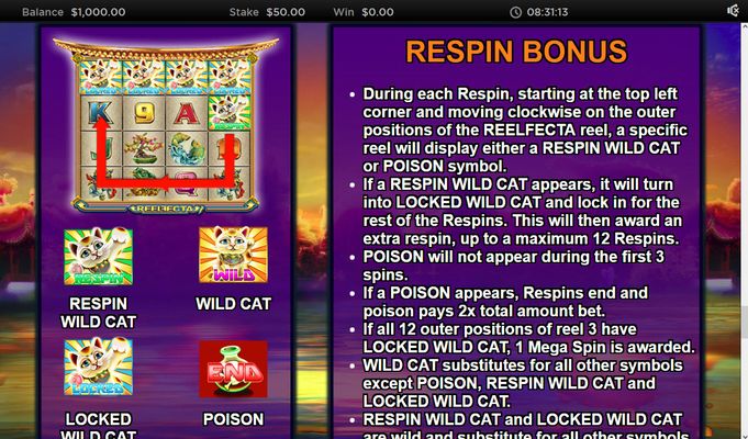 Astro Cat Deluxe :: Respin Bonus