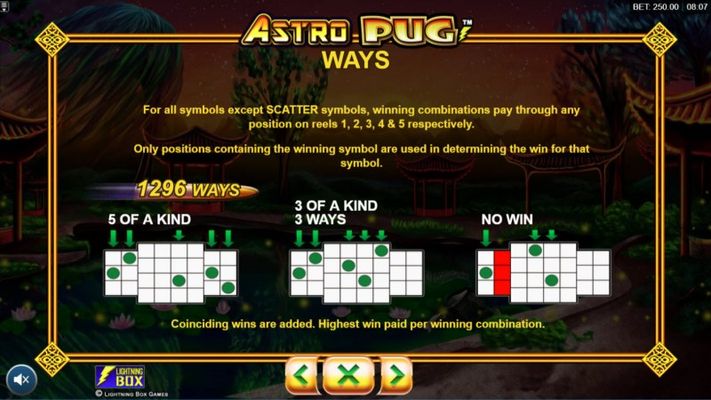 Astro Pug :: 1296 Ways to Win