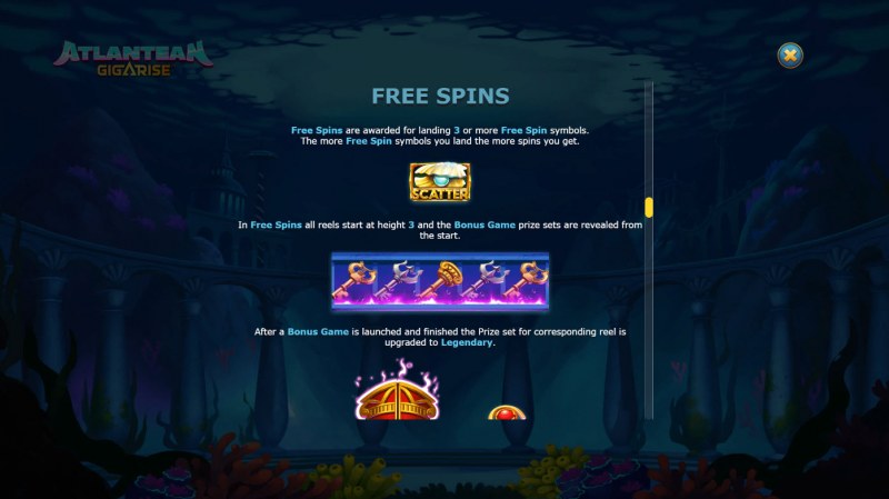 Free Spin Feature Rules