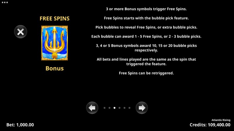 Free Spin Feature Rules