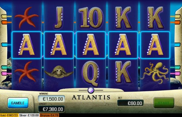 Atlantis :: A five of a kind win