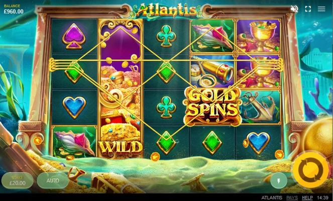 Atlantis :: Multiple winning paylines