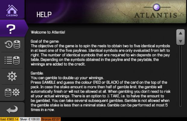Atlantis :: General Game Rules