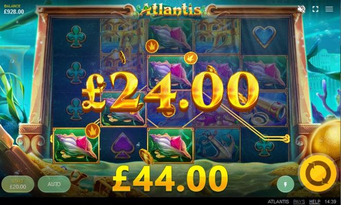 Multiple winning paylines