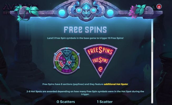 Avatars Gateway Guardians :: Free Spins Rules