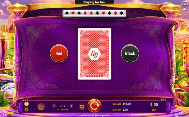 Black or Red Gamble Feature