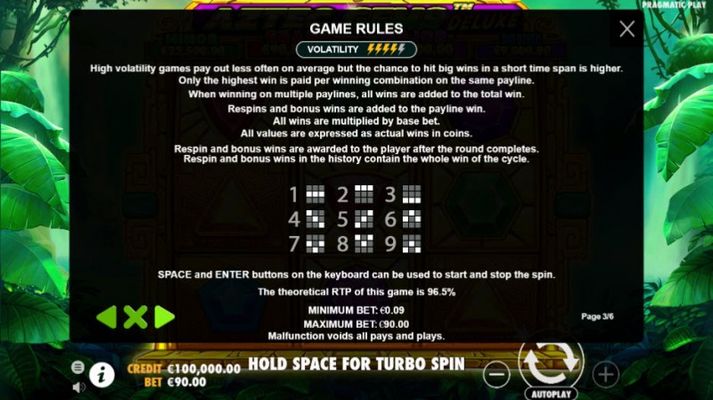 Aztec Gems Deluxe :: General Game Rules
