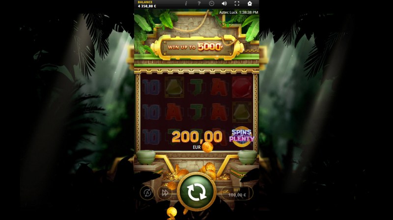 Scatter symbols triggers the free spins bonus feature