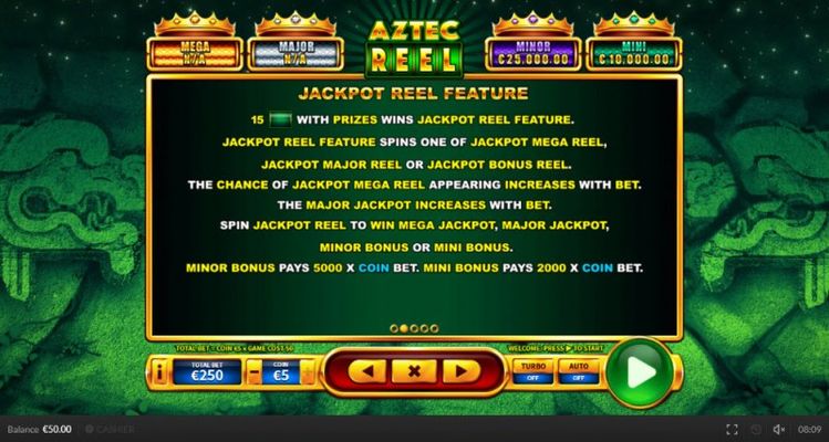 Jackpot Reel Feature